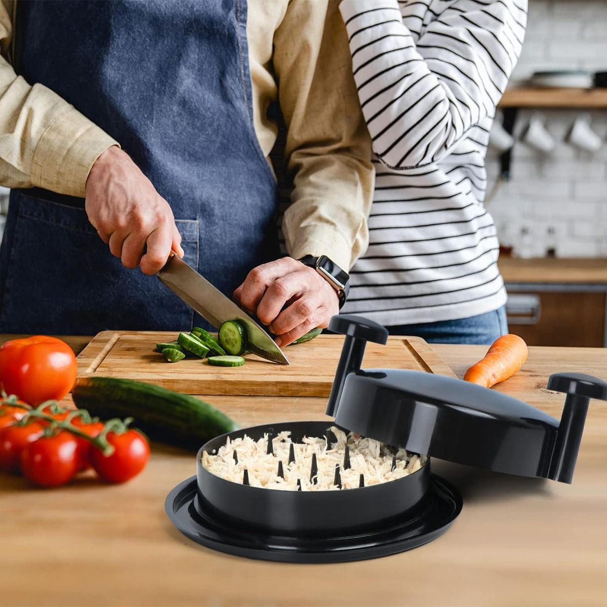 GENERICO - Desmechador Pollo Carne Trituradora Verduras Manual Cocina