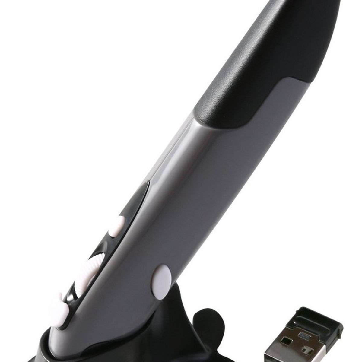 GENERICO - Pen Mouse Inalámbrico Usb Tipo Lapiz Vertical 24g Soporte