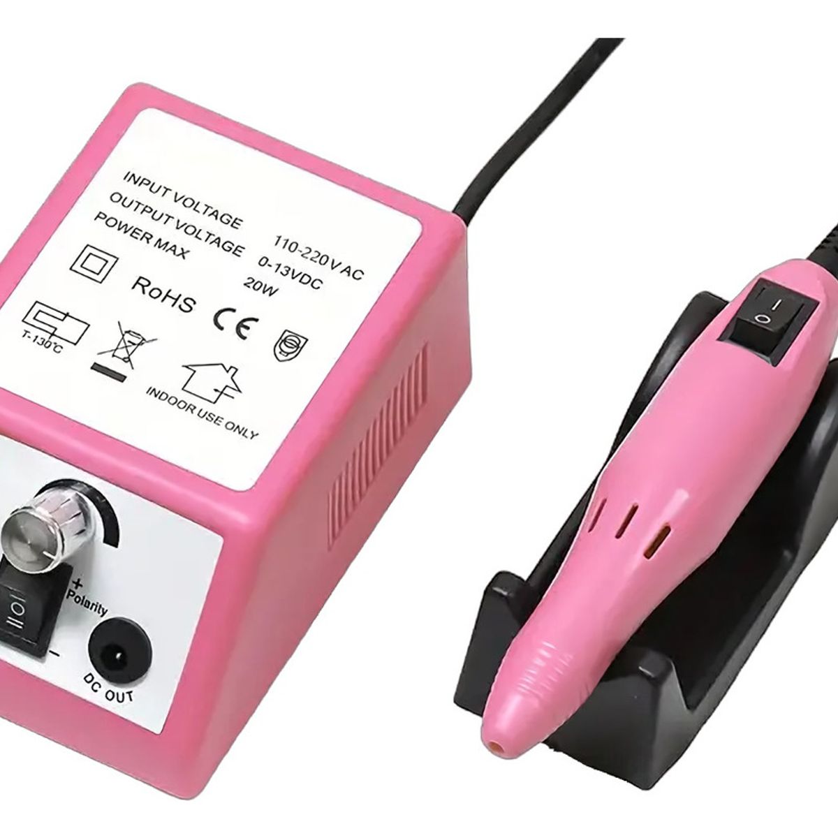 GENERICO - Taladro Perforador Pulidor Lima Uñas Acrílicas Gel Eléctrico