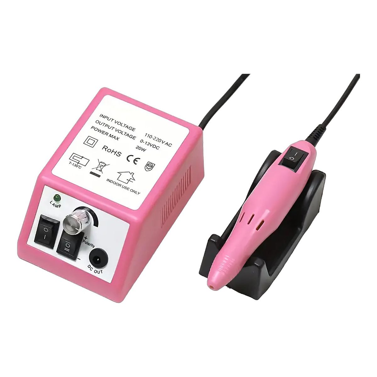 GENERICO - Taladro Perforador Pulidor Lima Uñas Acrílicas Gel Eléctrico