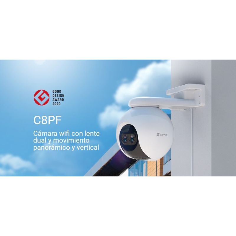 EZVIZ - Cámara Inteligente Detección Humana C8pf Wifi De 2mp Ezviz