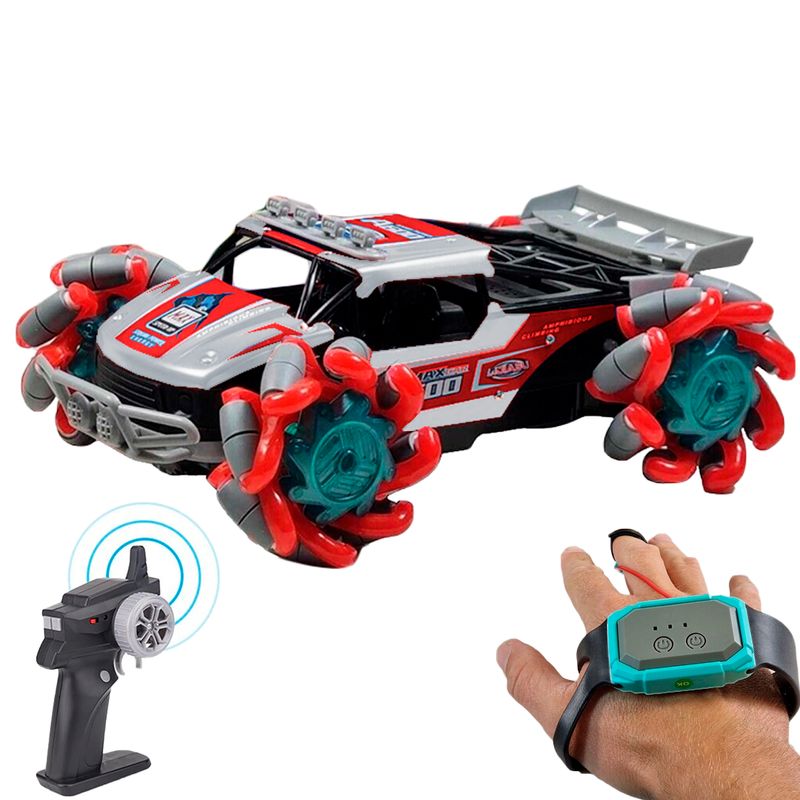 GENERICO - Carro Control Remoto Con Pulsera Sensor De Gesto Todoterreno
