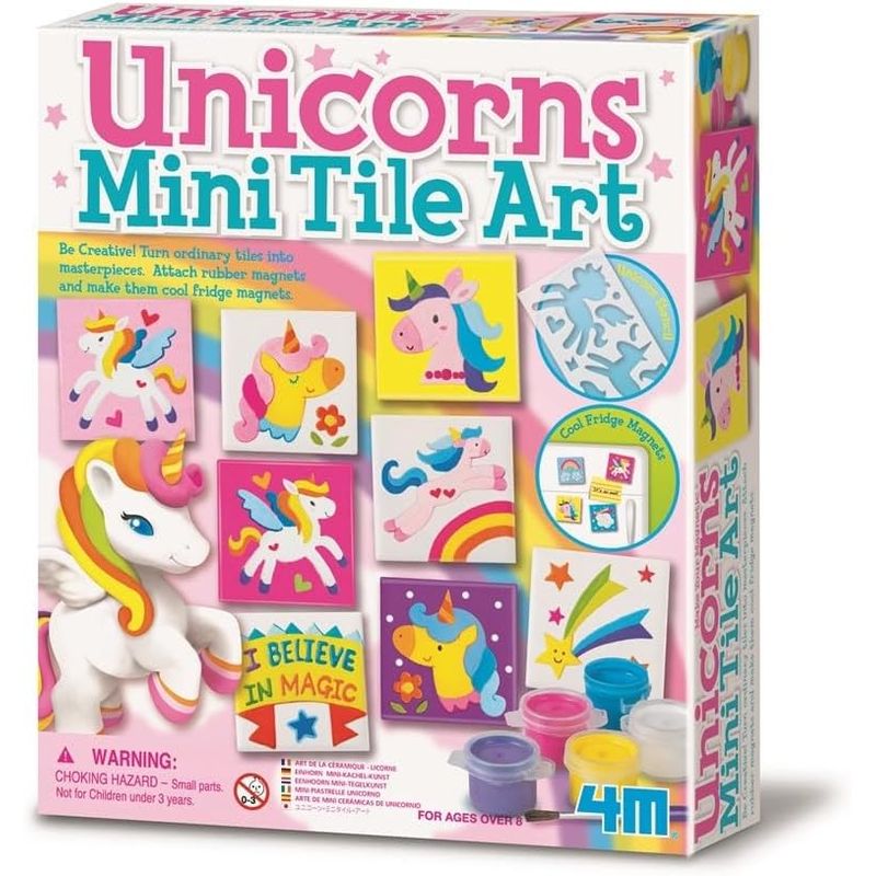 4M - KIT DE ARTE - BALDOSAS DE UNICORNIOS