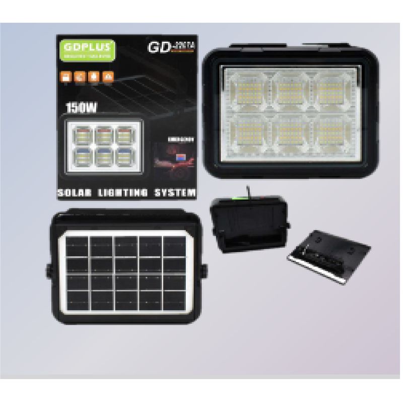 GENERICO - LAMPARA GD 2207A CON PANEL SOLAR