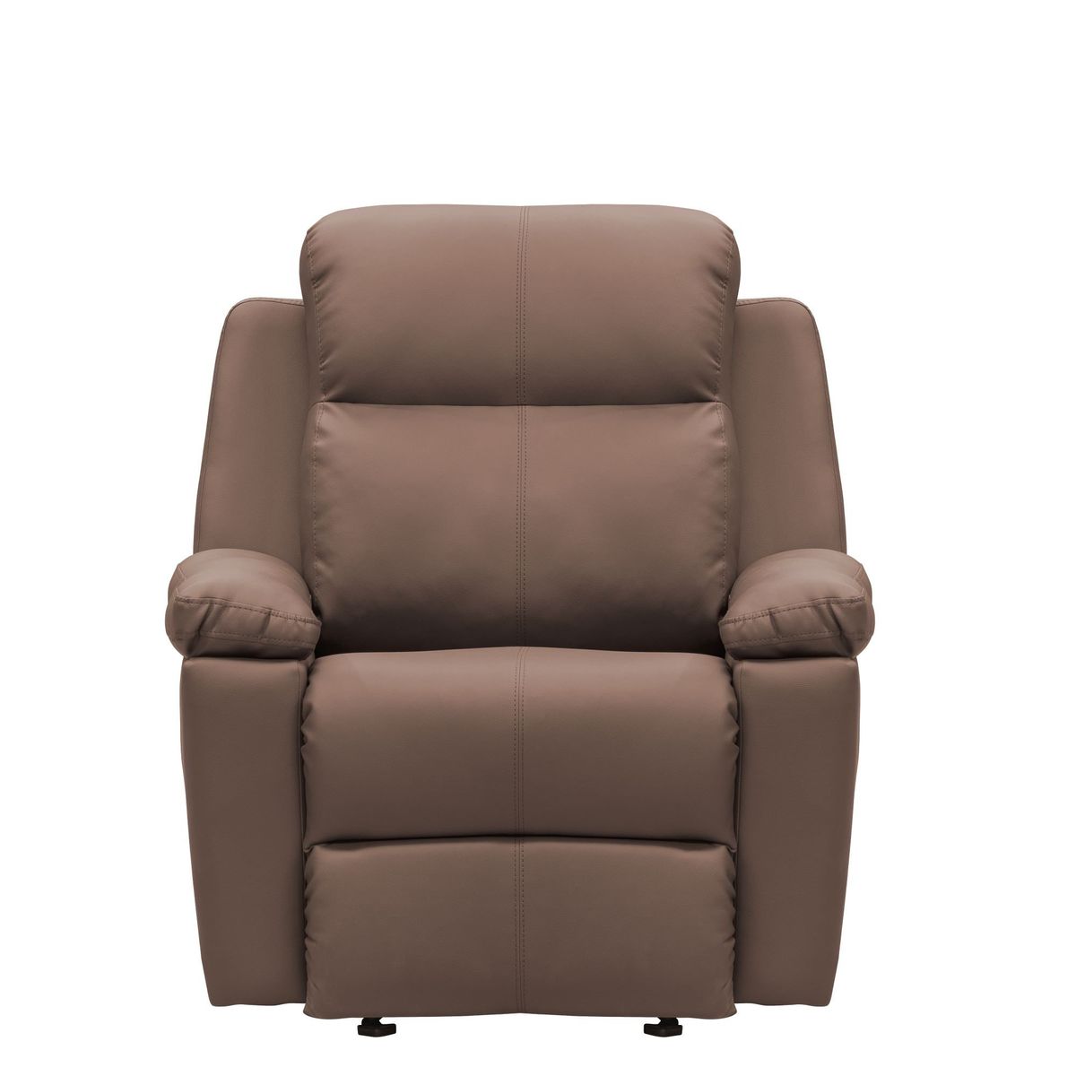 ELITE LIVING - SILLA RECLINABLE MARSELLA 1P MECEDORA CUERO SINTETICO CHOCOLATE