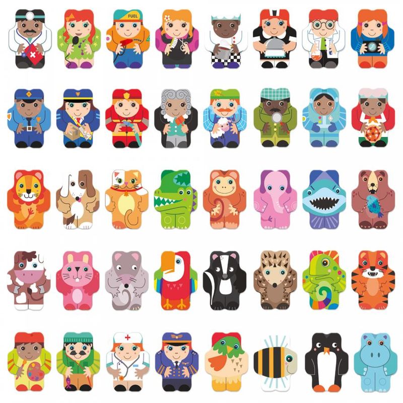 JUGANDO Y EDUCANDO - Juego Educativo De Mímica Con Personajes Y Animales Niños