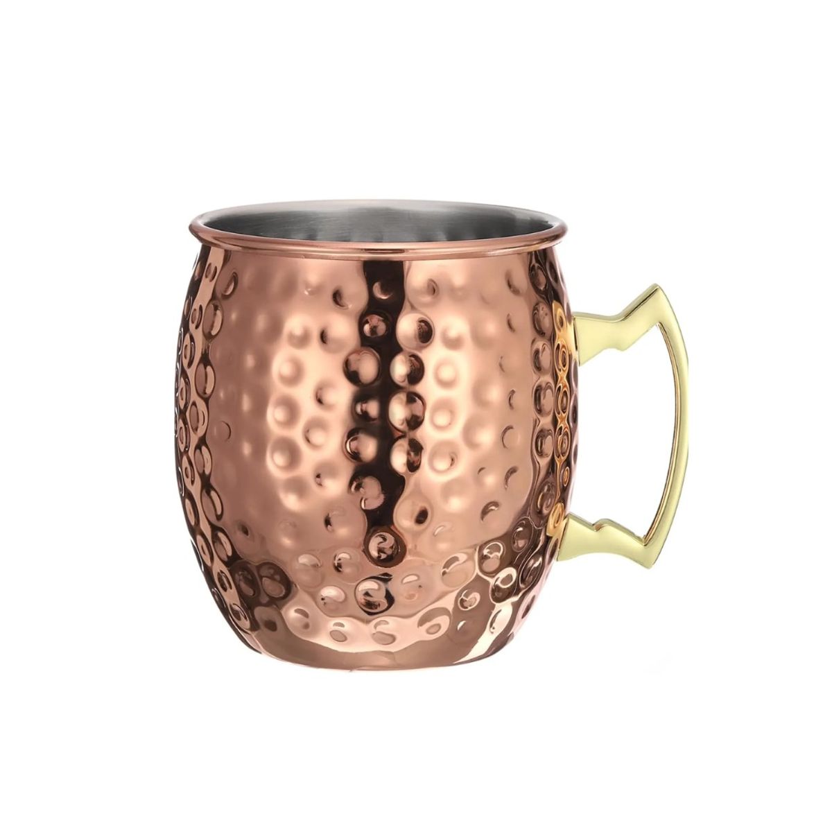KIDSHOP - Vaso Mug De Cobre Martillado Moscow Mule 500 Ml Coctelería