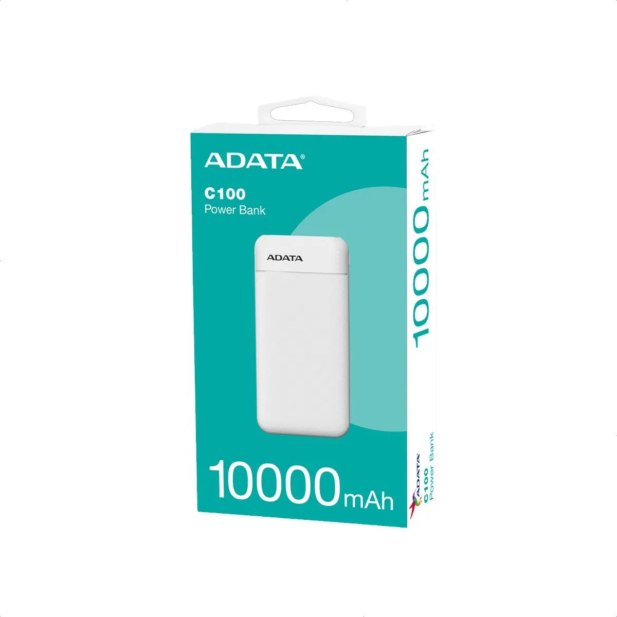 ADATA - Power Bank 10000mah Adata C100 Carga Rápida QC  PD 20W Wht