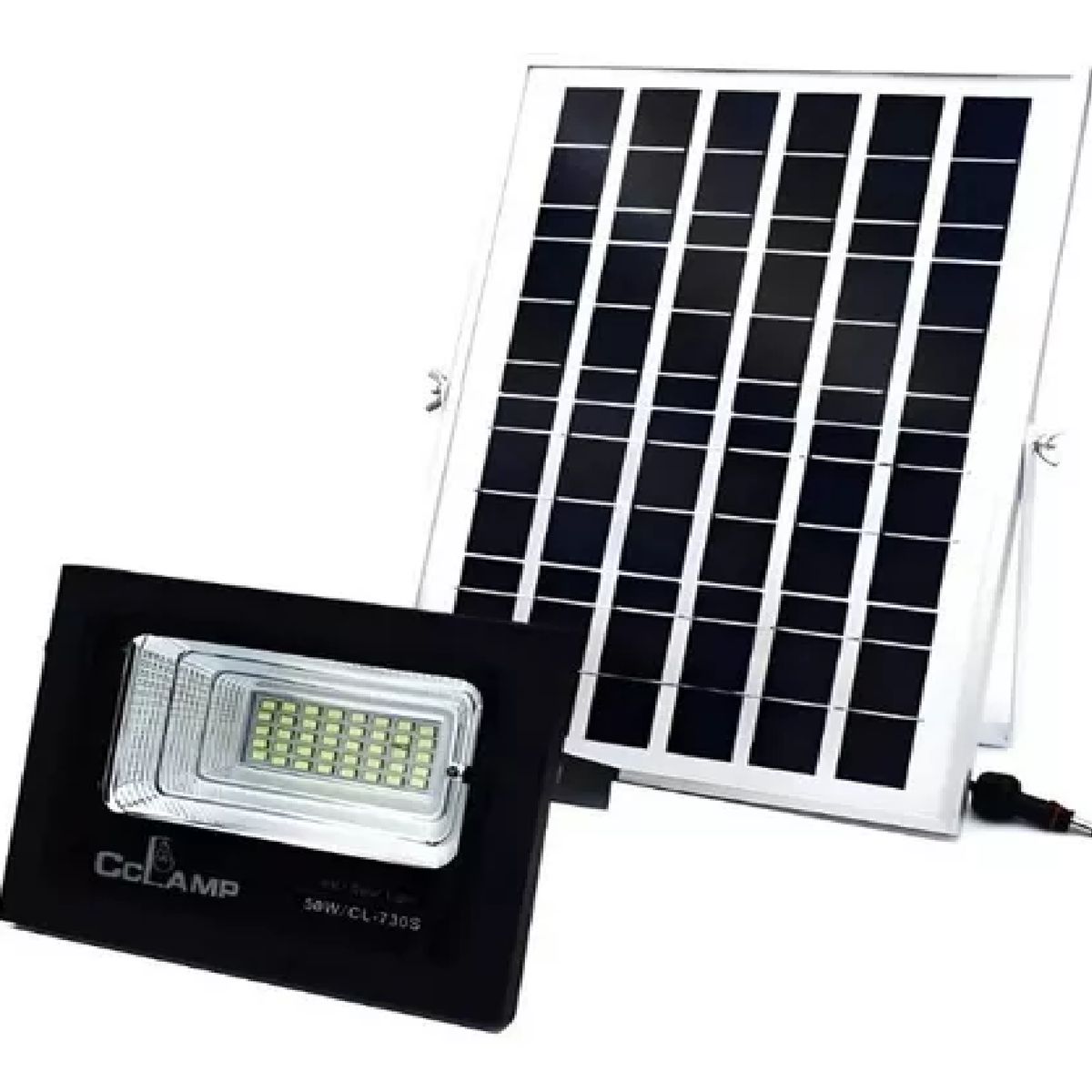 GENERICO - REFLECTOR LED CL-730S  50 W SOLAR LUZ BLANCA CON CONTROL