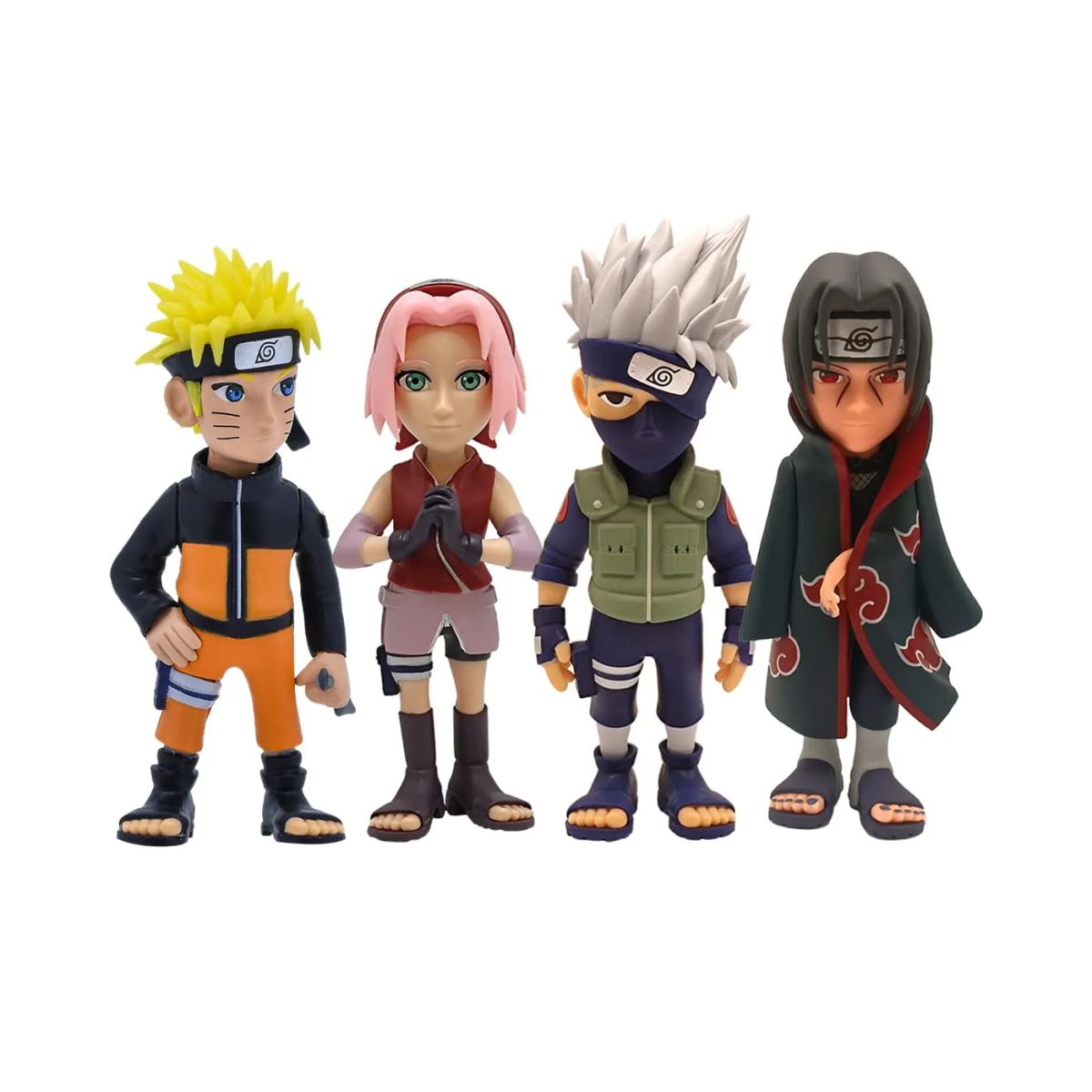 MINIX - Minix Set de 4 Figuras Coleccionables Naruto