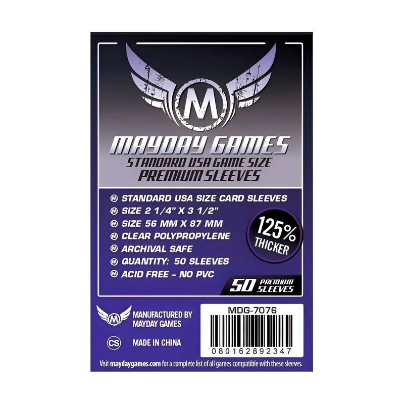 GENERICO - Fundas Protectores Mayday Premium 56X87mm x50