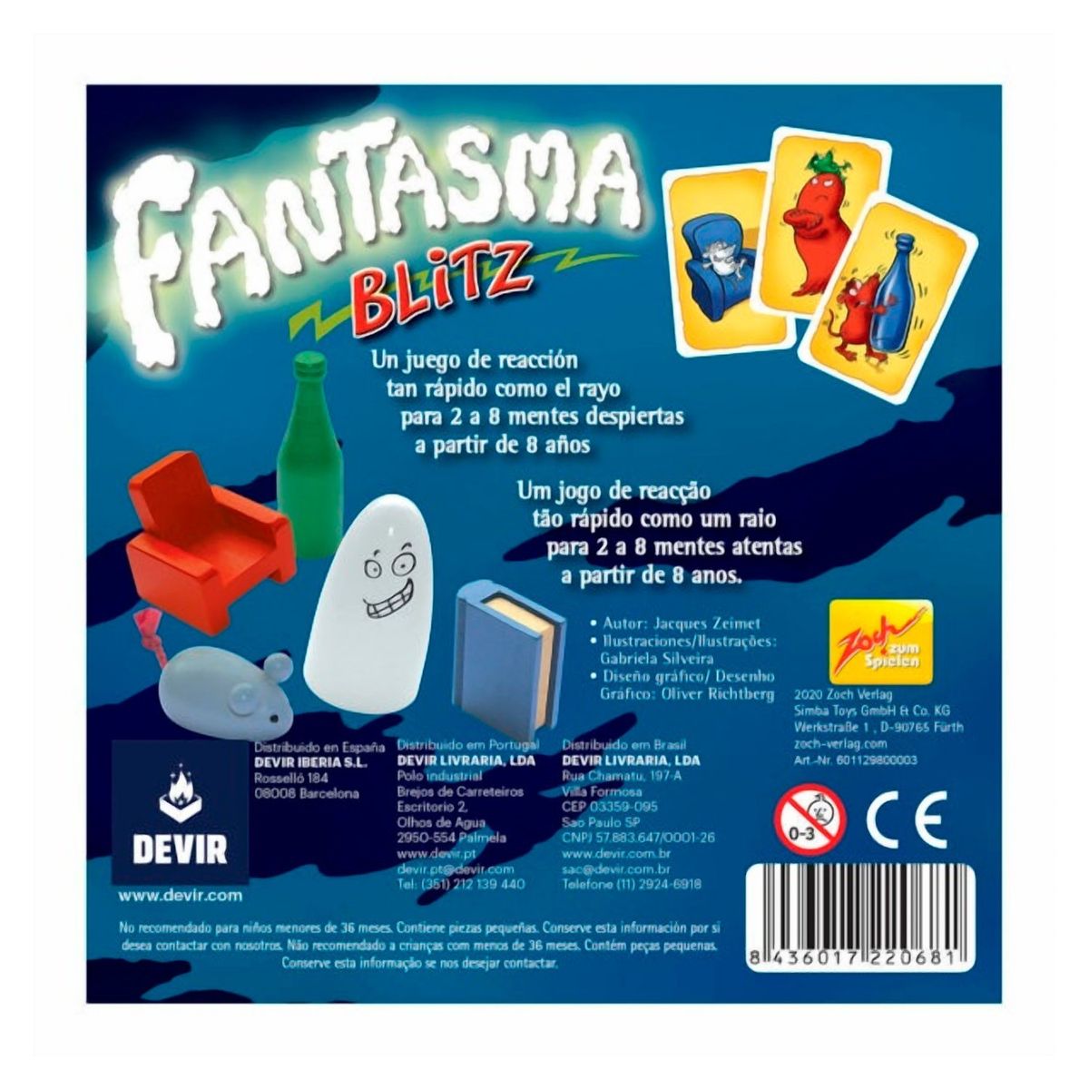 DEVIR - Fantasma Blitz Juego De Mesa Español