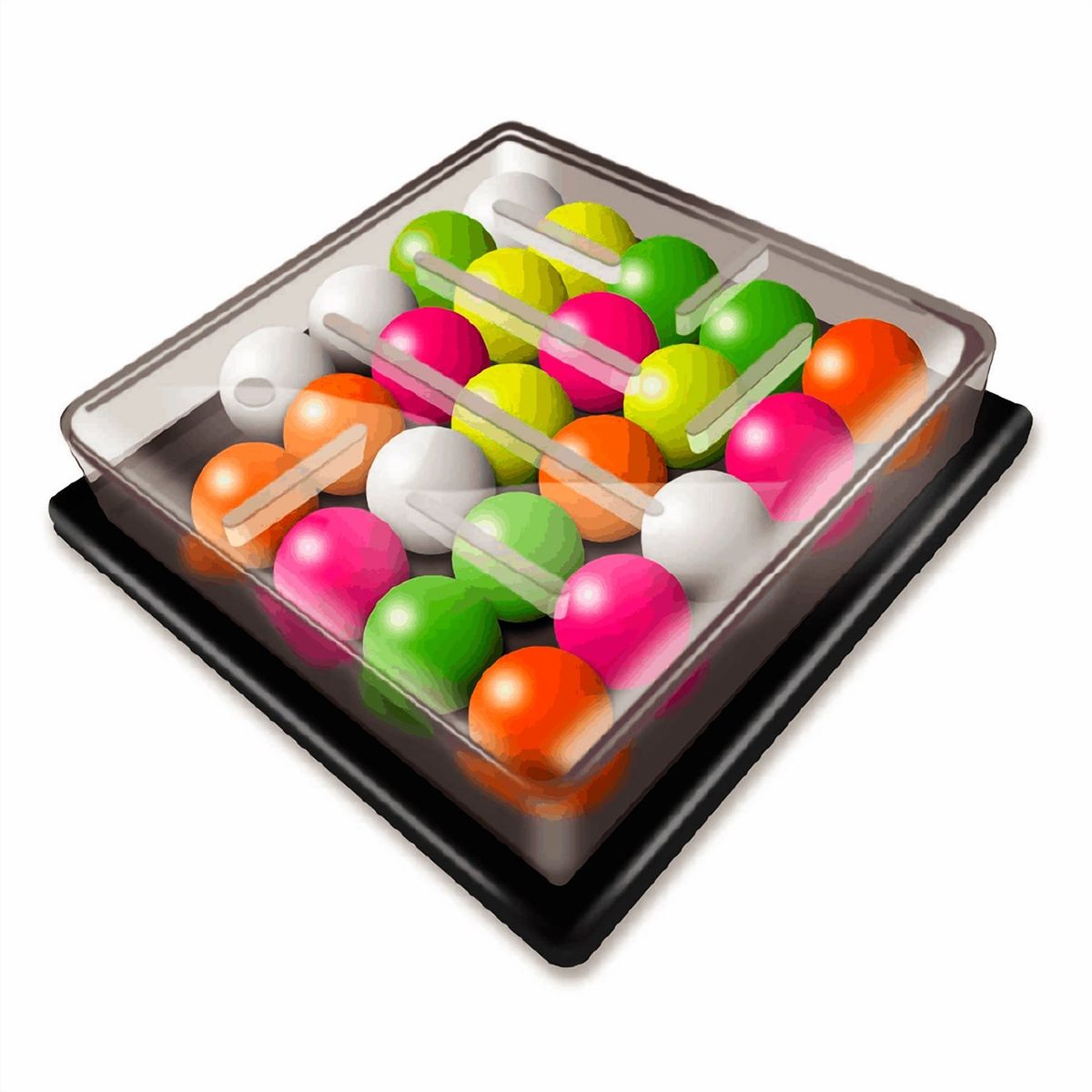 CONCEPTO 3D - Cubo Boli Loco Laberinto 3D Esferas Juego De Mesa