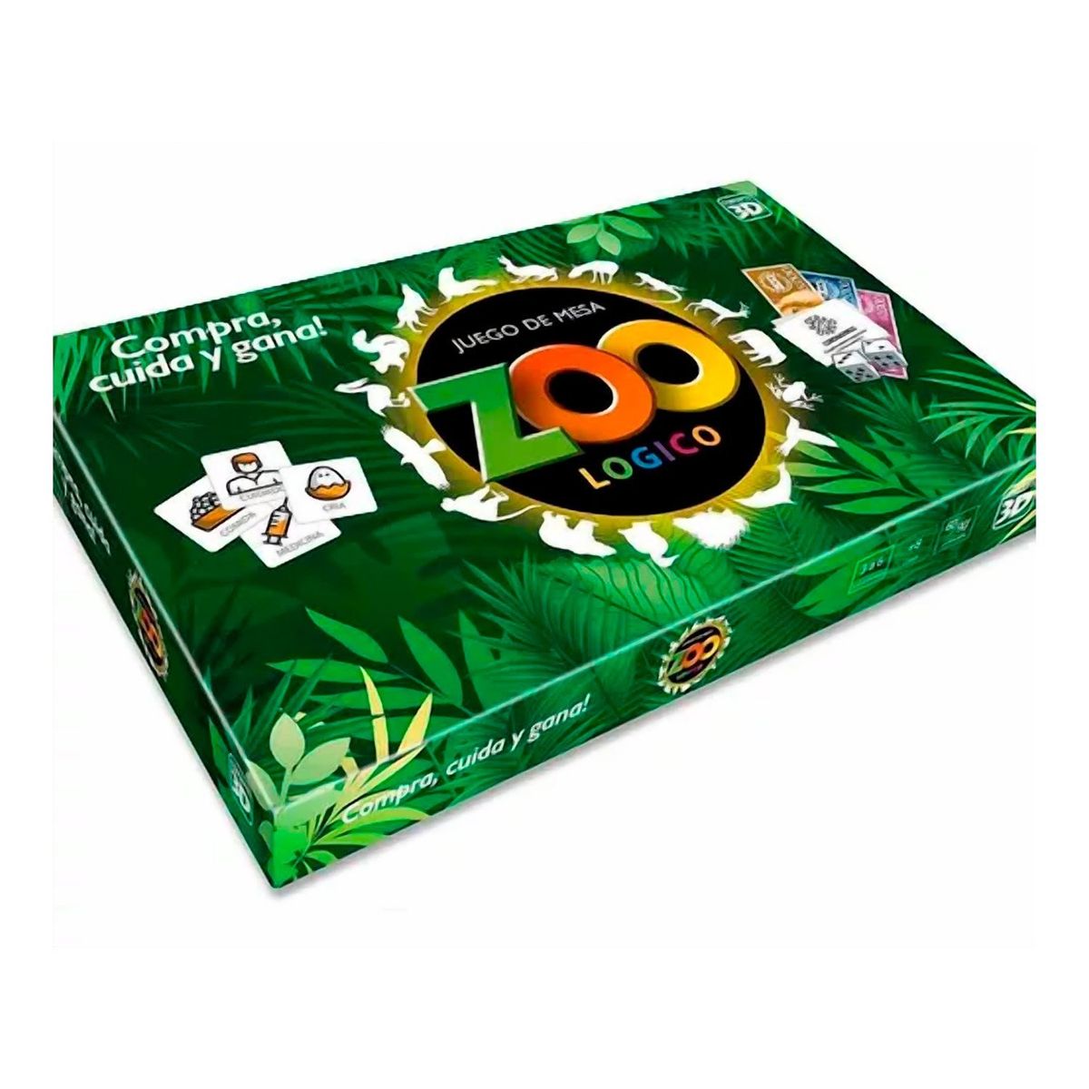 CONCEPTO 3D - Zoo Logico Concepto 3D 10 en 1 Juego De Mesa Español