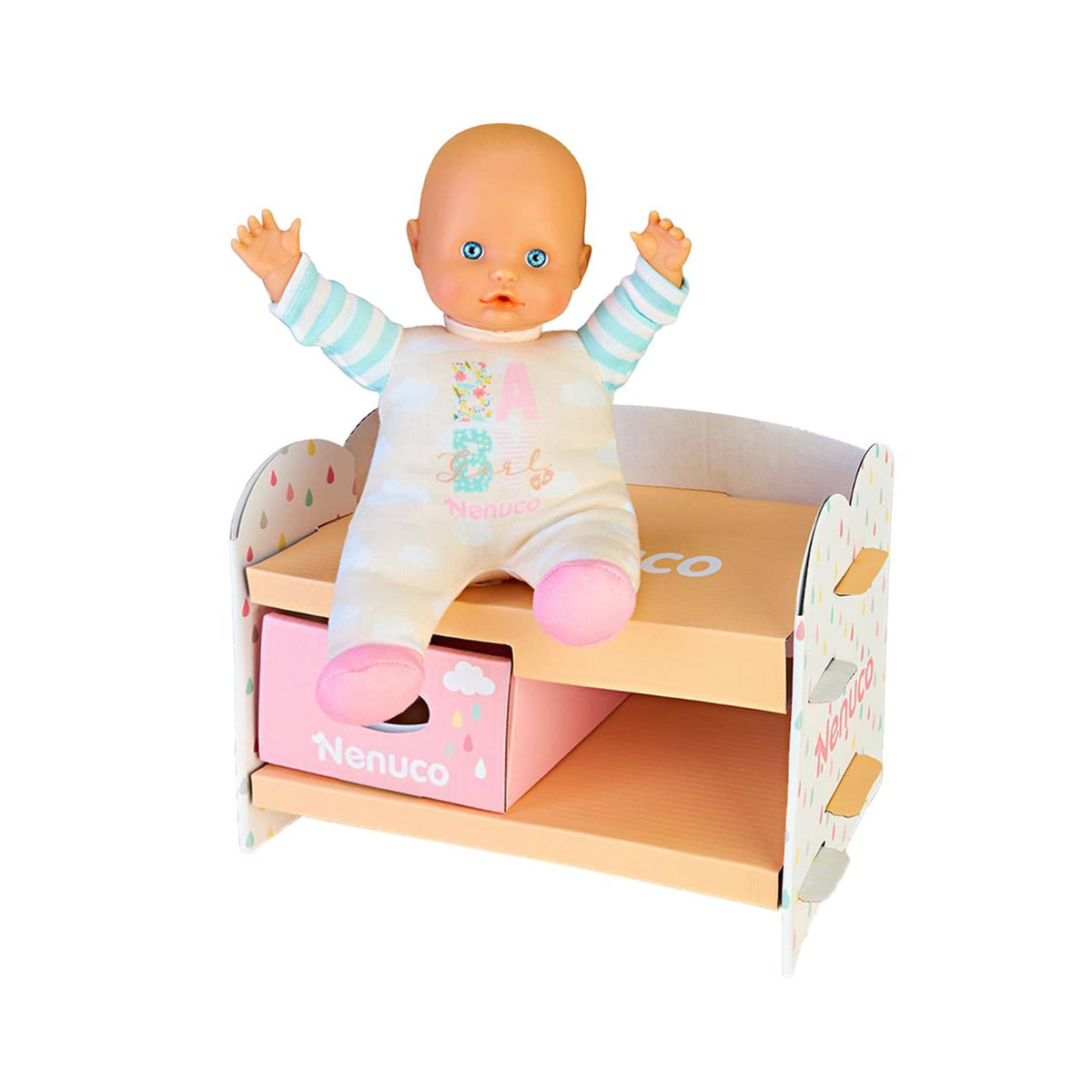 NENUCO - Bebé Nenuco Natural Care Caja Convertible en Cambiador