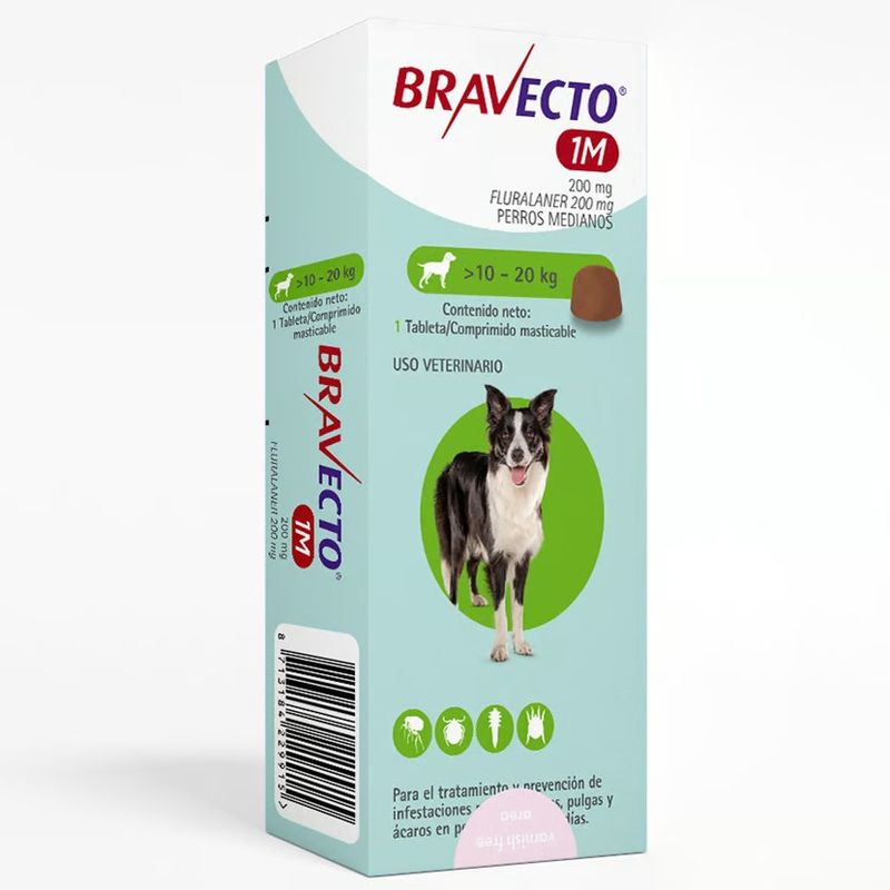 BRAVECTO - Bravecto 1M para perro 10-20kg