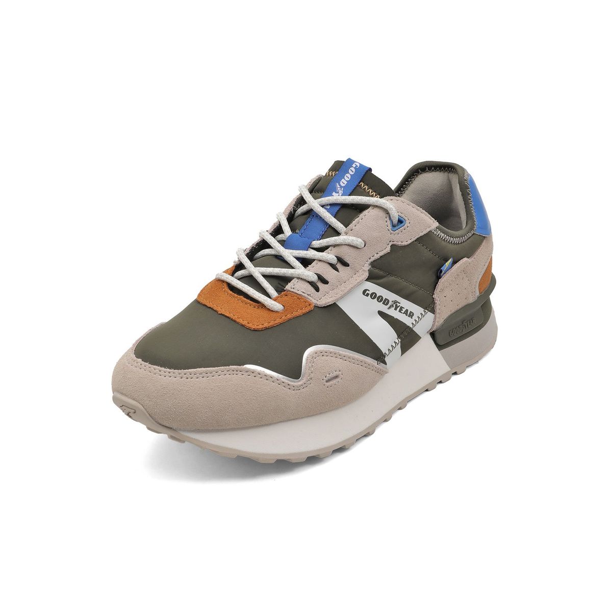 GOODYEAR - Tenis Hombre Goodyear VerdeBeige CRESTONE-C