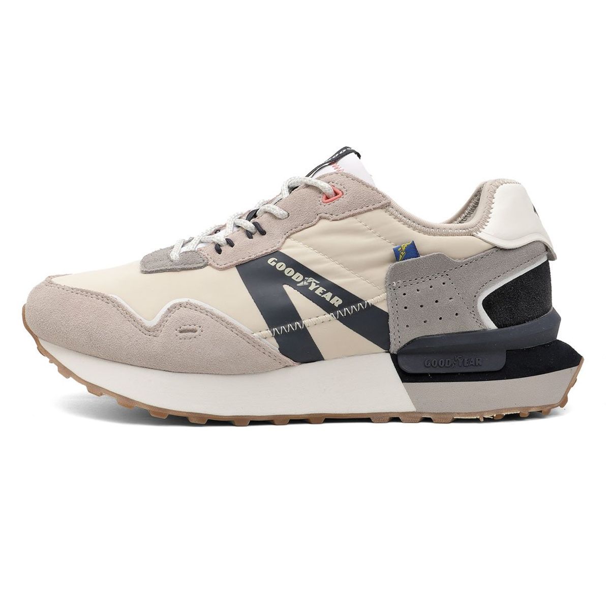 GOODYEAR - Tenis Hombre Goodyear GrisBeige CRESTONE-D
