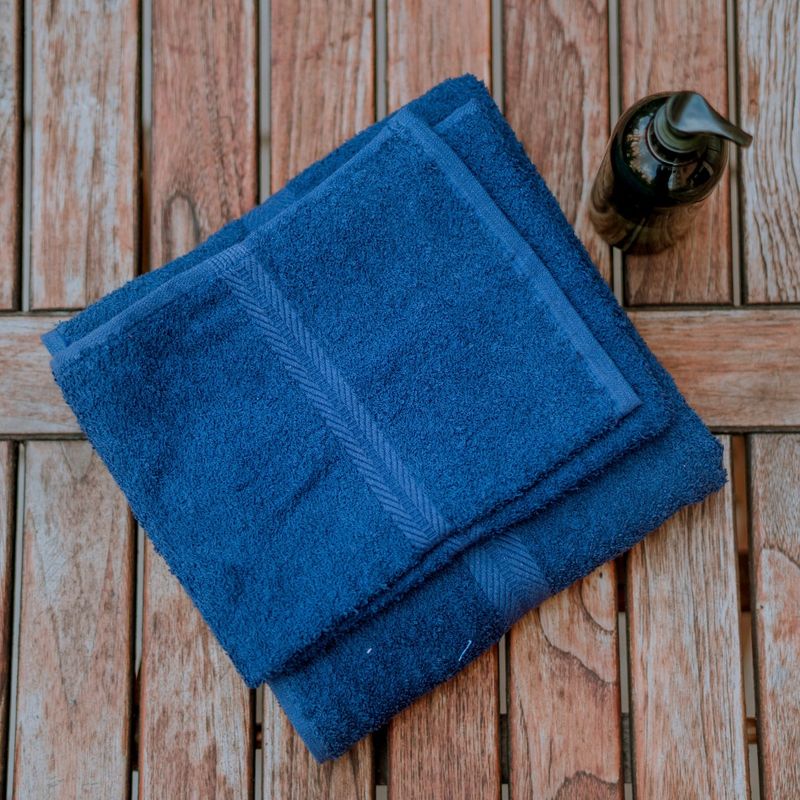 TRU - Toalla Semiplaya Azul Oscuro 75x150 380 gr - Marca TRU