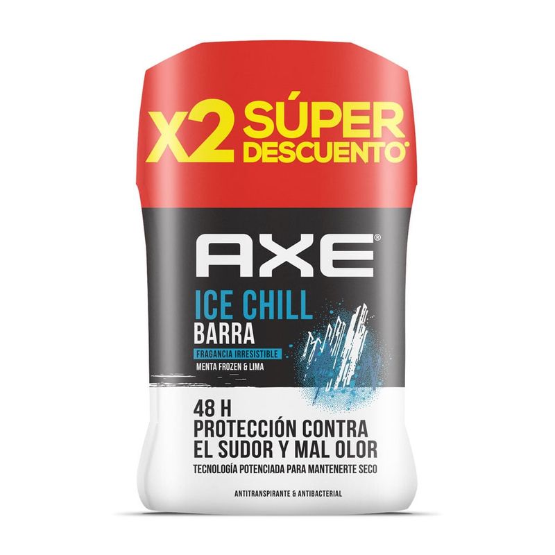 AXE - Oferta Desodorante Axe Ice Chill Barra X 2und X 100g.---
