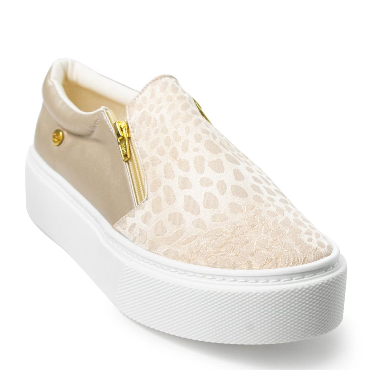 PRICE SHOES - Price Shoes Tenis Moda Mujer 882VS011CHAMPANA