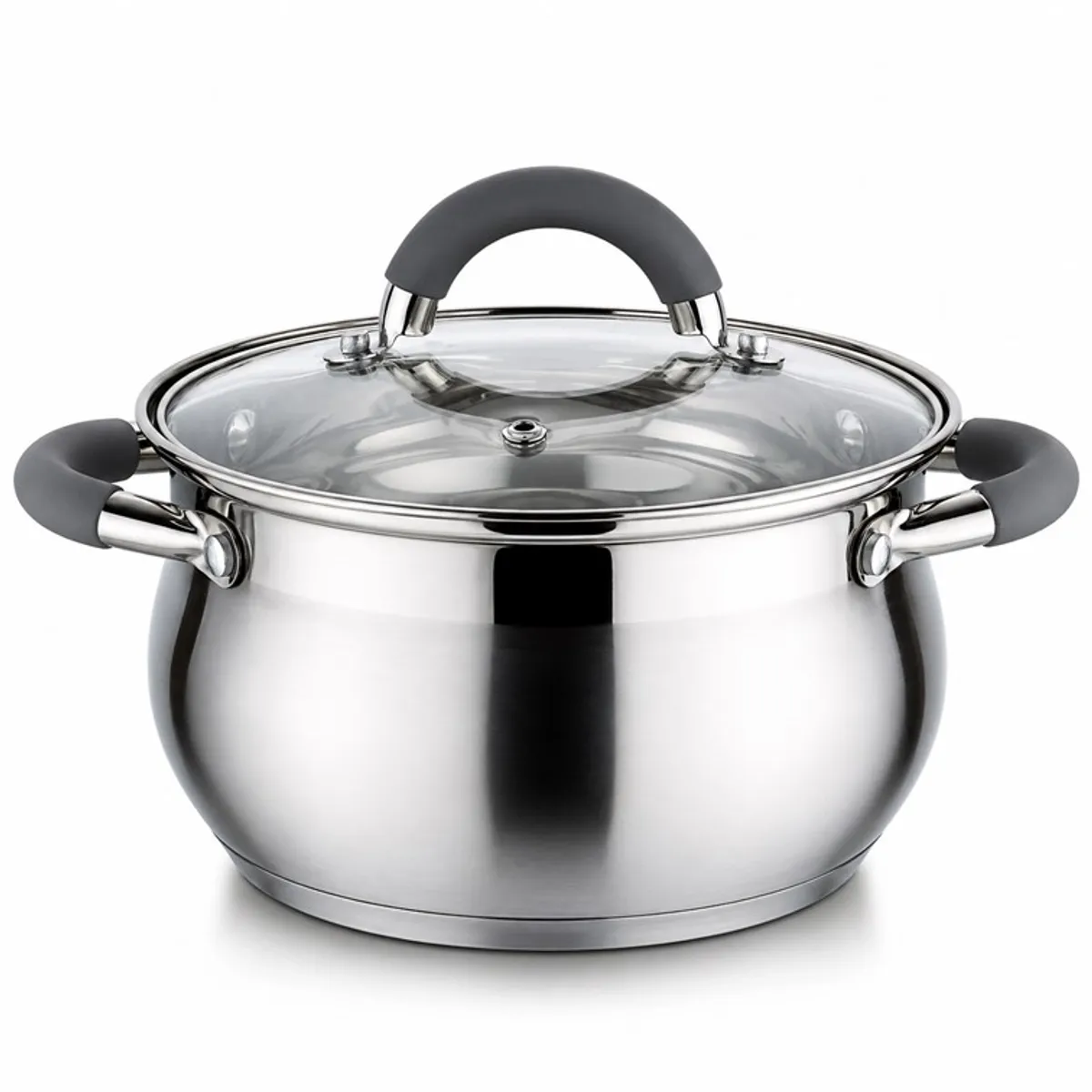 HOME ELEMENTS - Olla en Acero Inoxidable de 24 Cm Home Elements HESOA-24