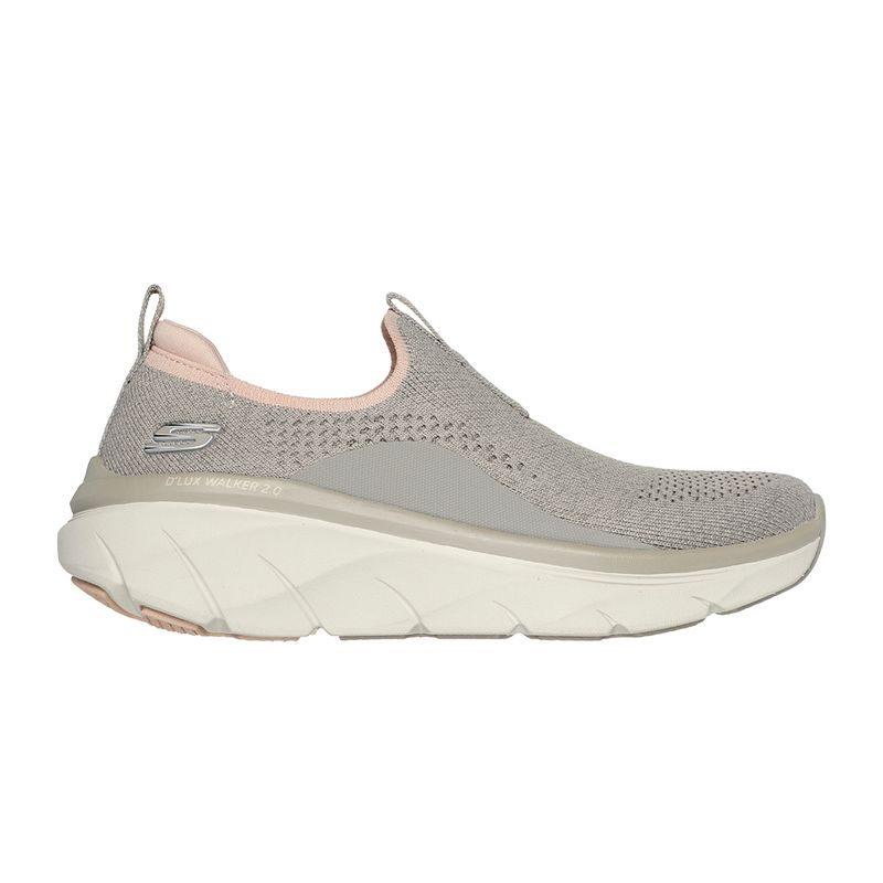 SKECHERS - Tenis Mujer Skechers Dlux Walker - Gris-Rosado