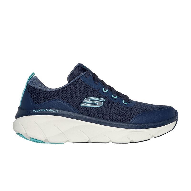 SKECHERS - Tenis Mujer Skechers Dlux Walker - Azul