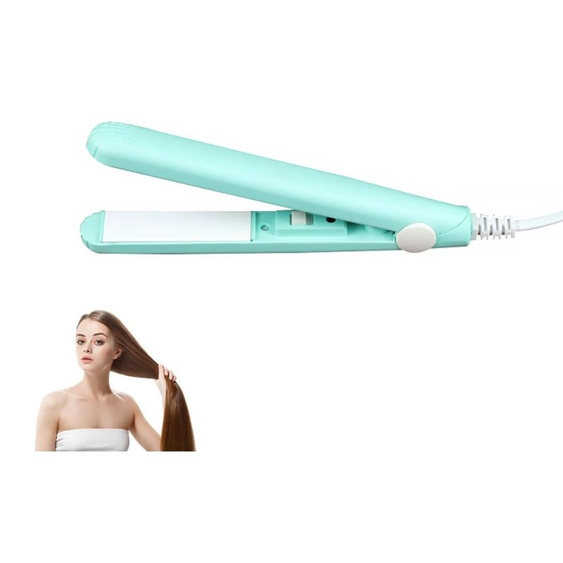GENERICO - Mini Plancha Portable Alisadora Acabados De Cabello Viajes