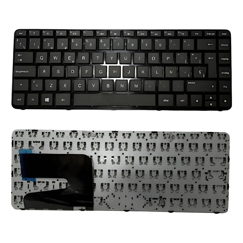 GENERICO - Teclado Repuesto Para Hp 14n 14d D020 D021 En Español