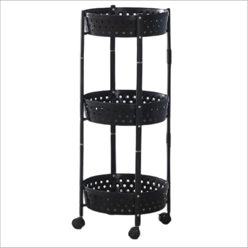 GENERICO - Organizador Giratorio Para Cocina Y Baño 3 Canastas