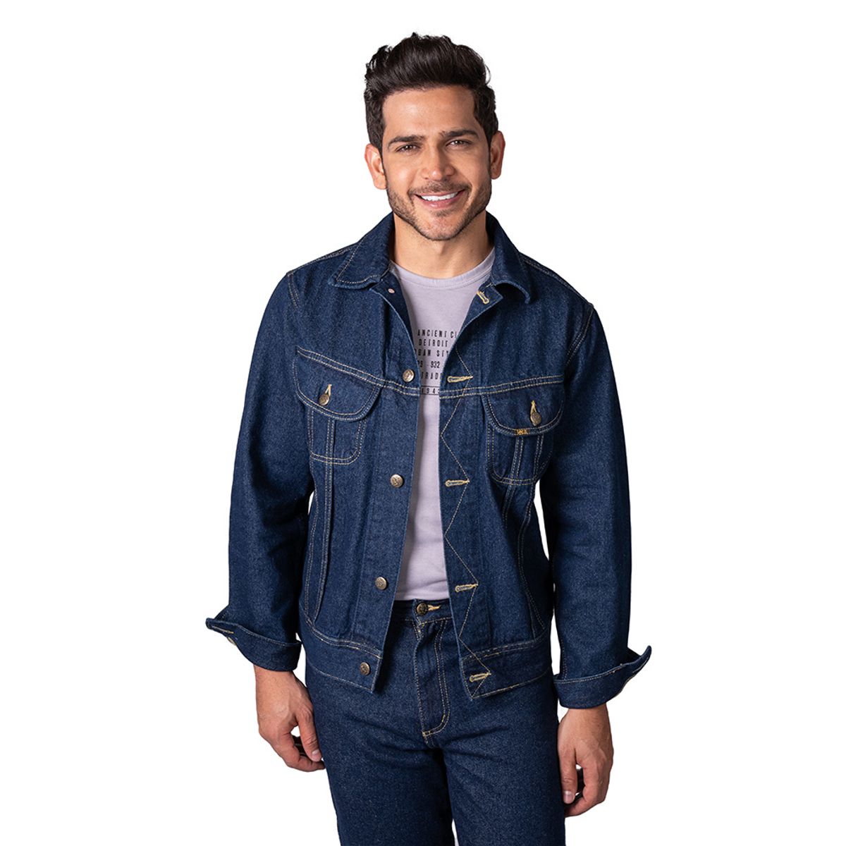 LEC LEE - Chaqueta de Jean Cl?sica Lec Lee para Hombre