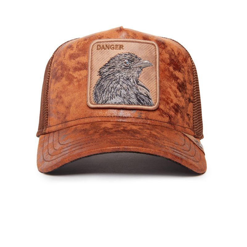 GOORIN BROS - GORRA GOORIN BROS CUERVO DANGER CUERO