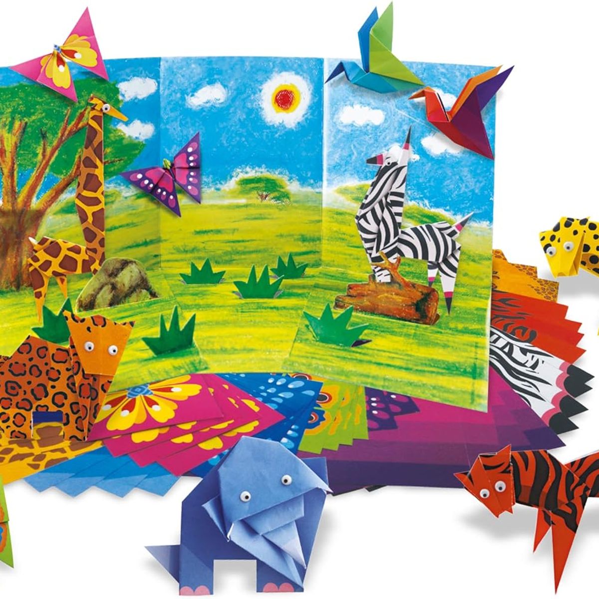 4M - CREA TU PROPIO ZOOLÓGICO DE ORIGAMI - MANUALIDADES 4M