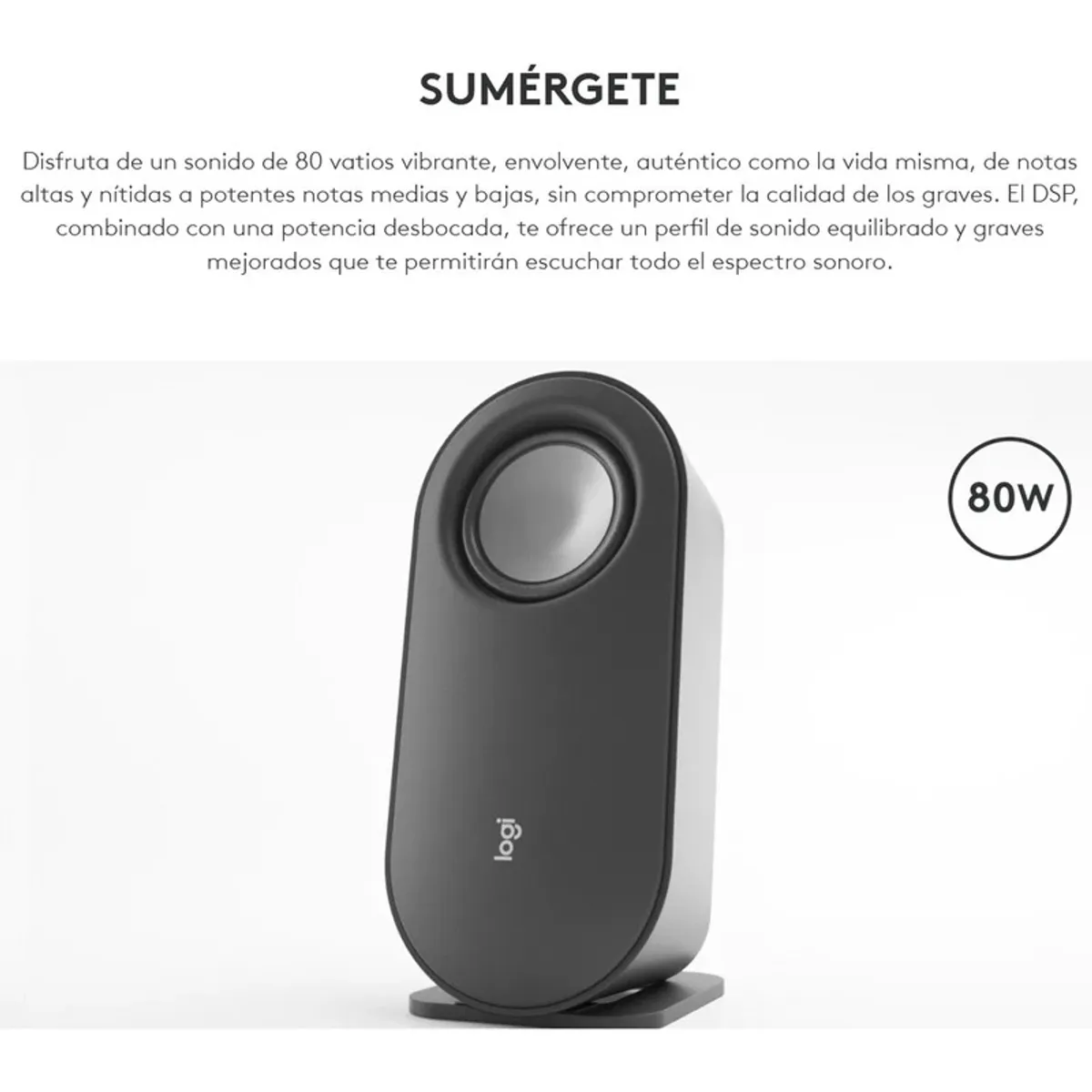 LOGITECH - Parlante Logitech Z407 2.1 Bluetooth Control Inalámbrico