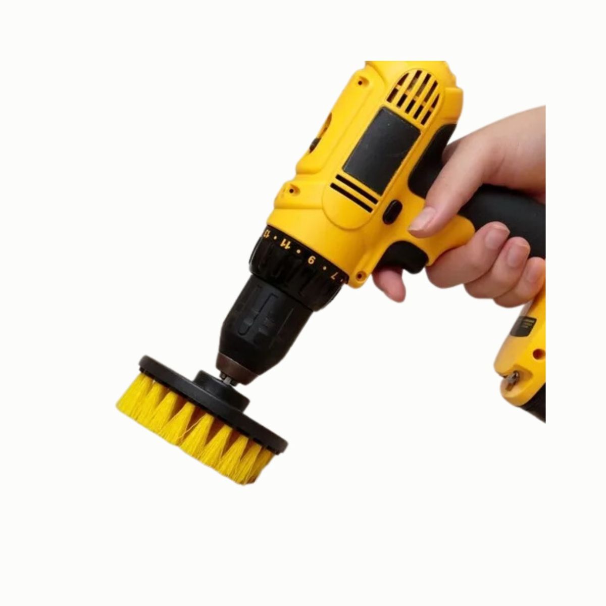 KIDSHOP - Cepillos De Limpieza Para Taladro Set X10 Auto Hogar Tapiz