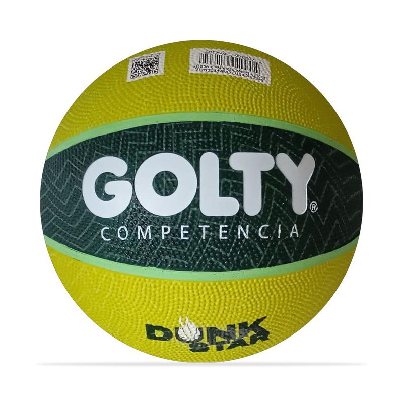 GOLTY - Balon De Baloncesto Competencia Golty Dunk Star No.7-Verde