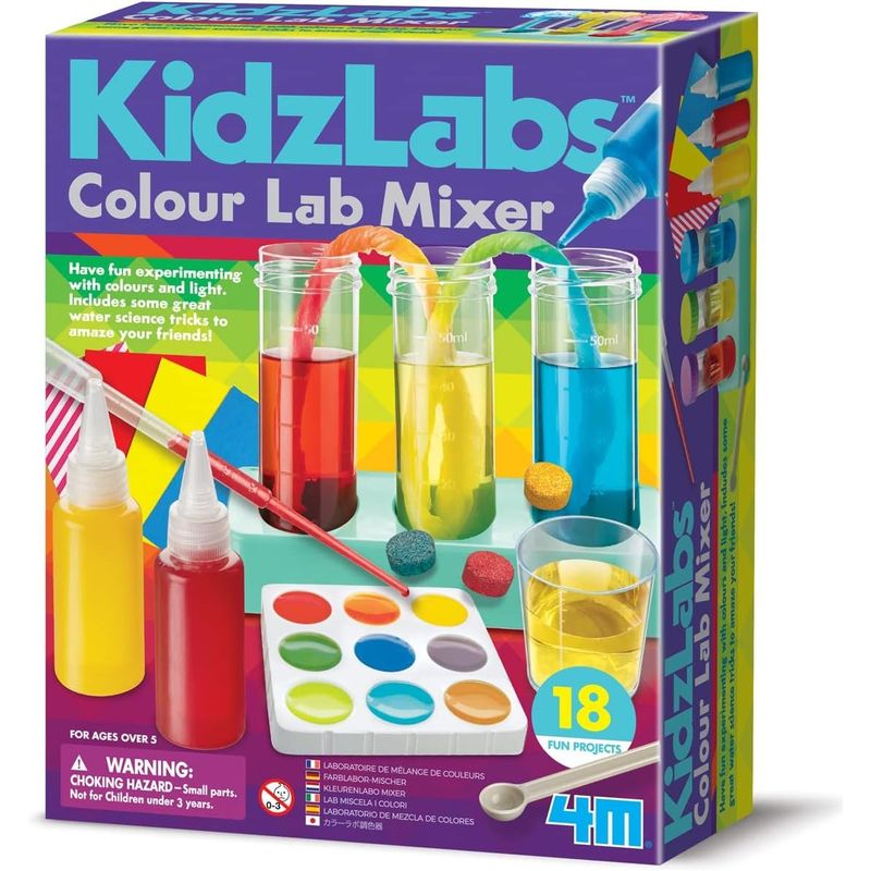 4M - LABORATORIO EXPERIMENTOS CON COLORES - KIDZ LABS 4M
