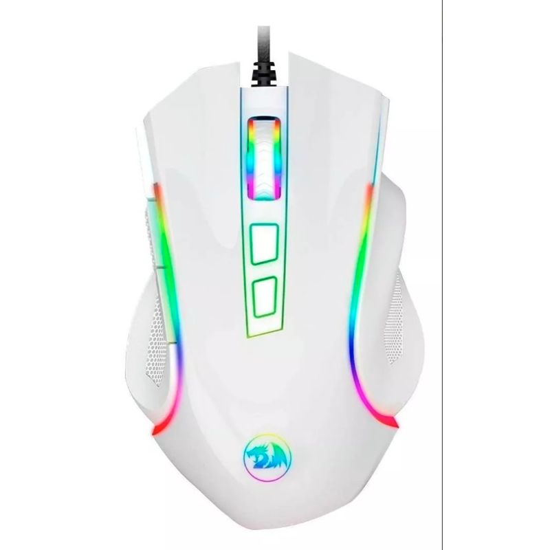 REDRAGON - MOUSE GRIFFIN M607 CHROMA GAMER REDRAGON BLANCO