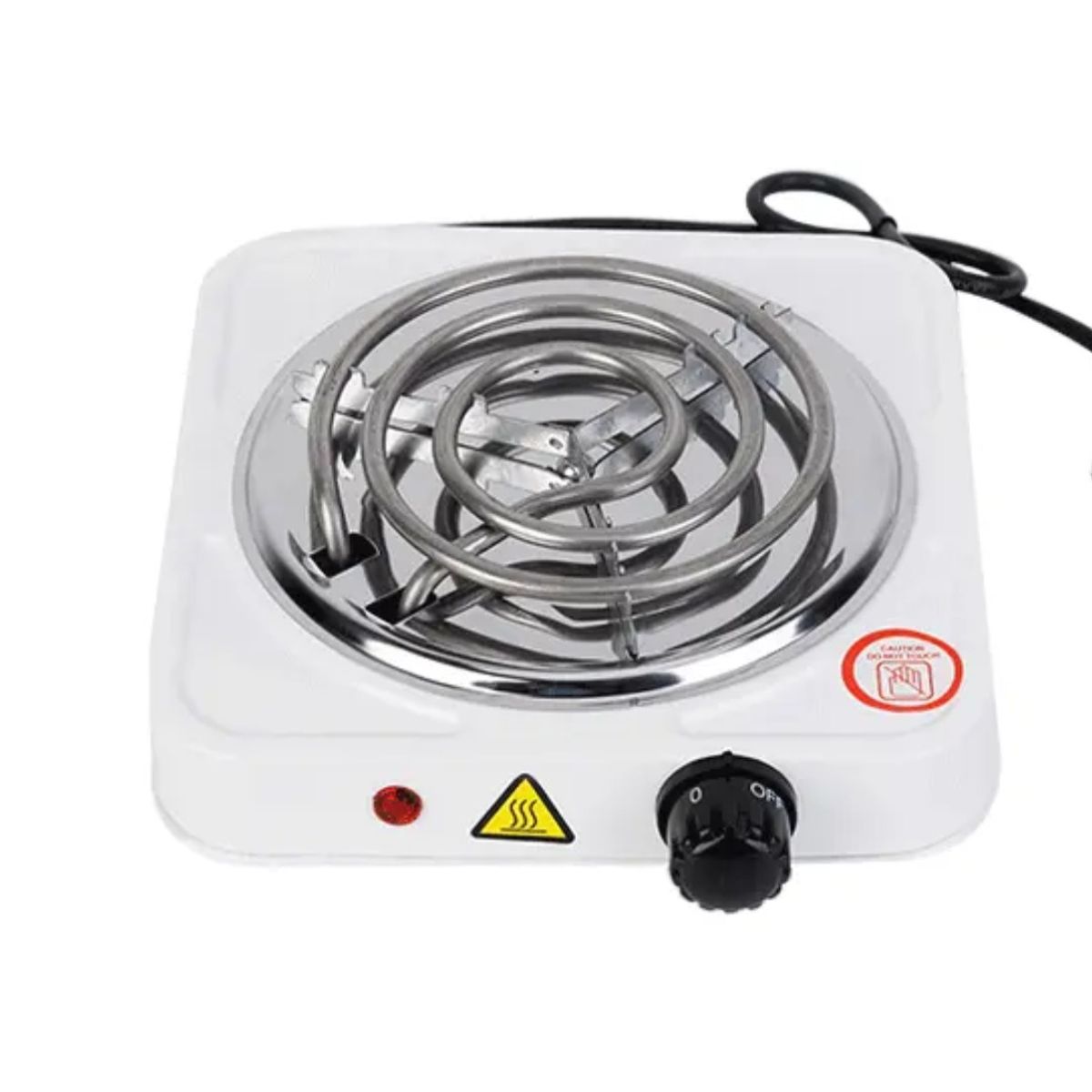 KIDSHOP - Cocina Electrica 1 Puesto Hornilla Hot Plate JX-100W Color Blanco 110V