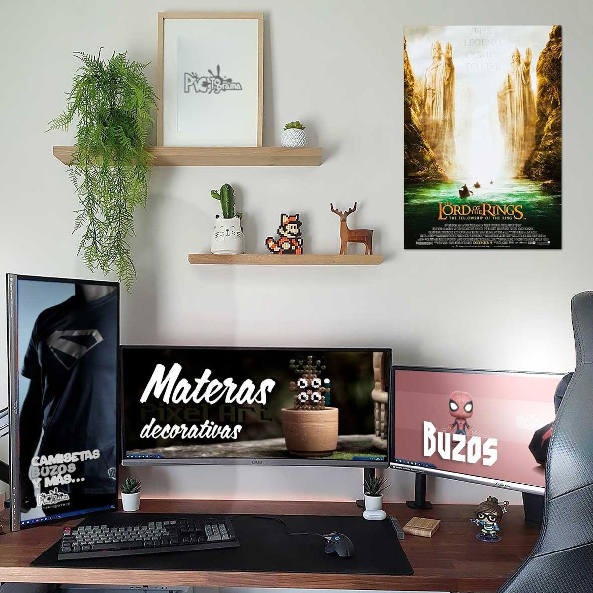 NEW PRINT - Póster The Lord of the Rings The Fellowship of the Ring Afiche Fotográfico