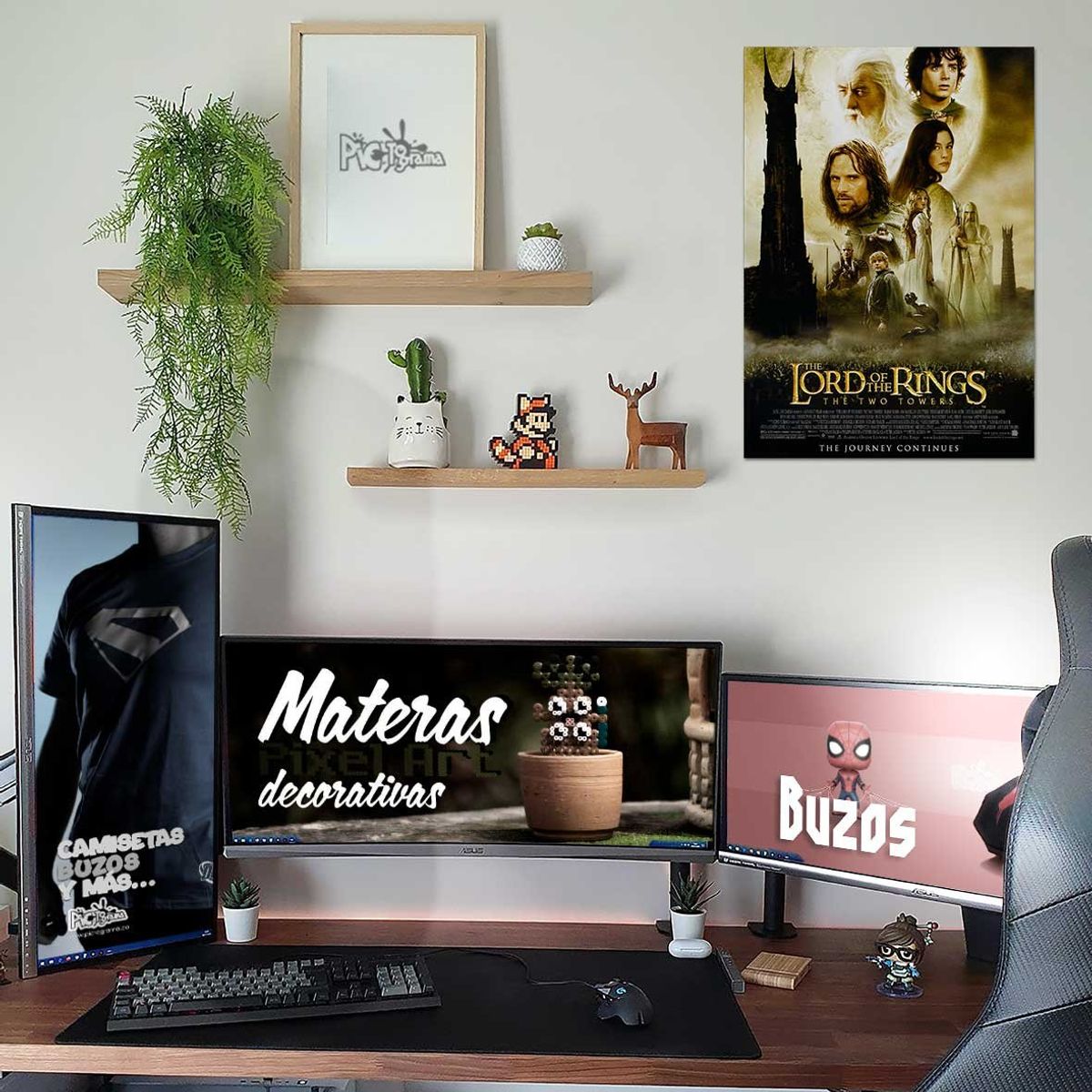 NEW PRINT - Póster The Lord of the Rings The Two Towers Afiche