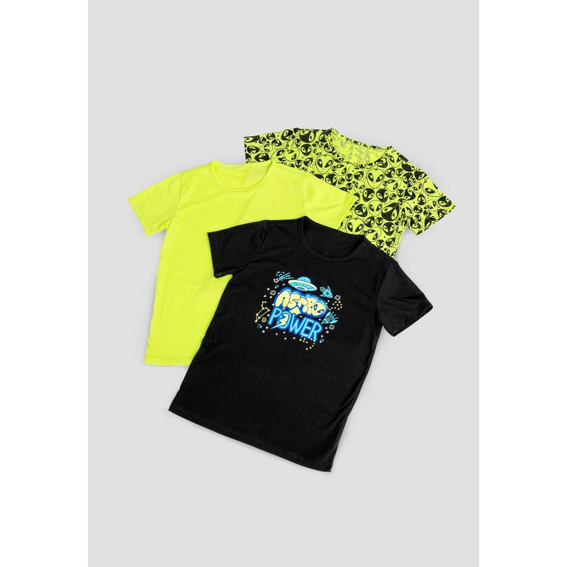 MARKETING PERSONAL - Camiseta Paq X3 Infantil Masculino Multicolor Mp 104408