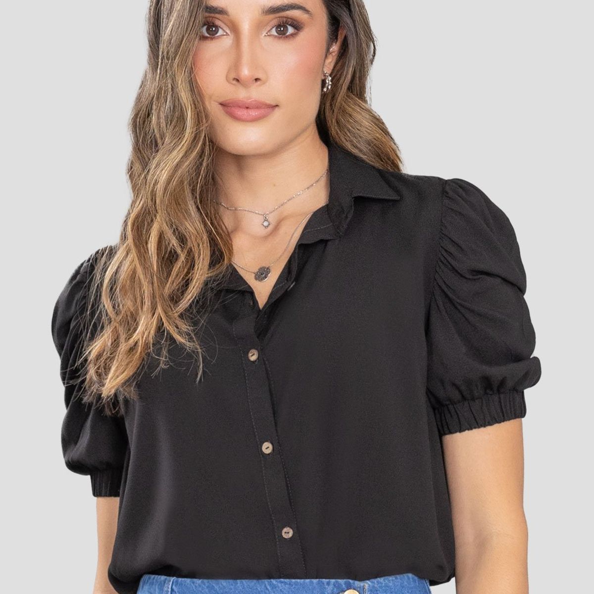RUTTA - Camisa Mujer Negro Rutta 78612