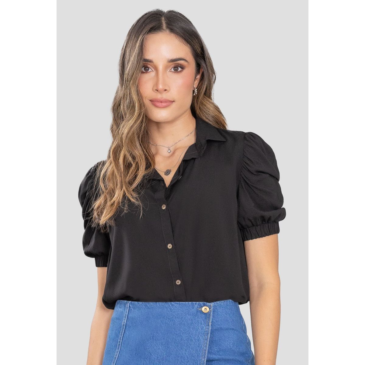 RUTTA - Camisa Mujer Negro Rutta 78612
