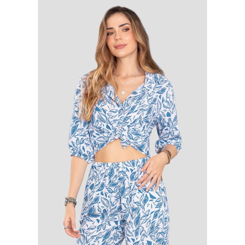 RUTTA - Camisa Mujer Azul Rutta 105253