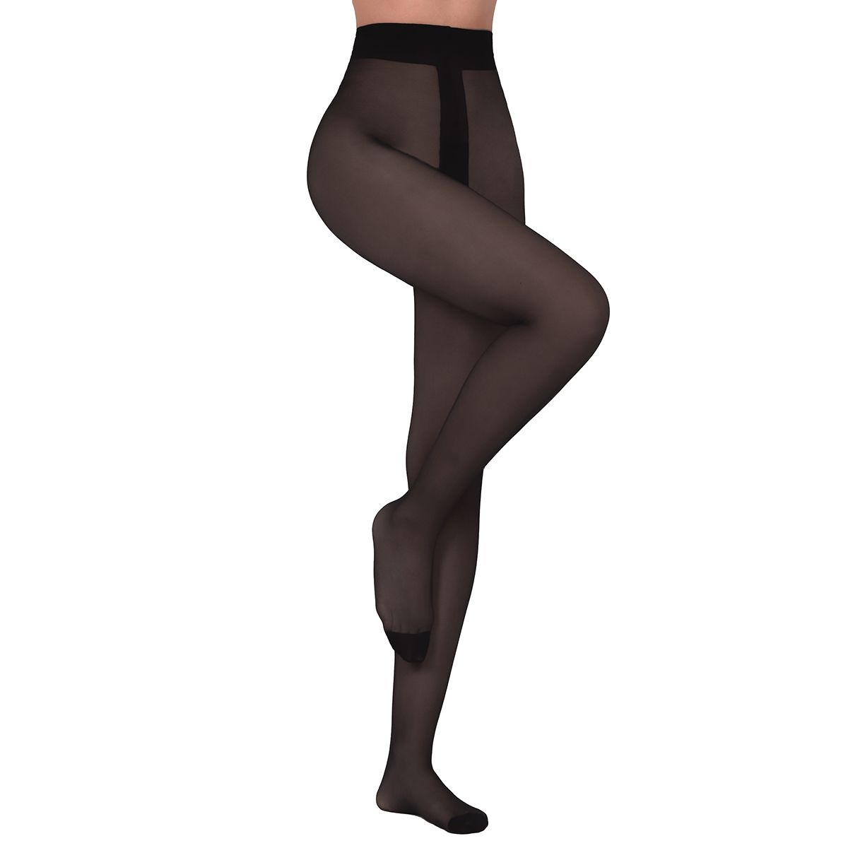 RITCHI - Media Velada Sheer Transparente Ritchi Elegancia Natural para Mujer