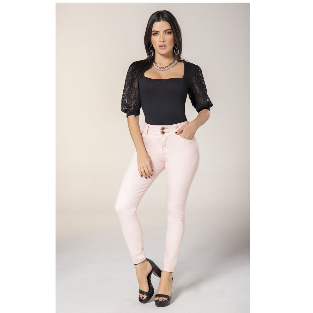 MARKETING PERSONAL - Camiseta Mujer Negro Mp 9482