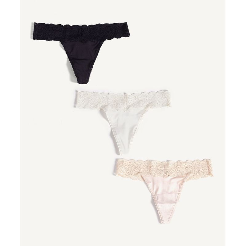 SEVEN SEVEN - Panty Para Mujer Tanga Color Unicolor Marca Seven Seven #28800077