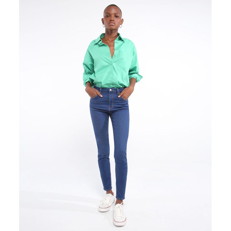 SEVEN SEVEN - Jean Para Mujer Curvy Color Azul Medio Marca Seven Seven #28160803